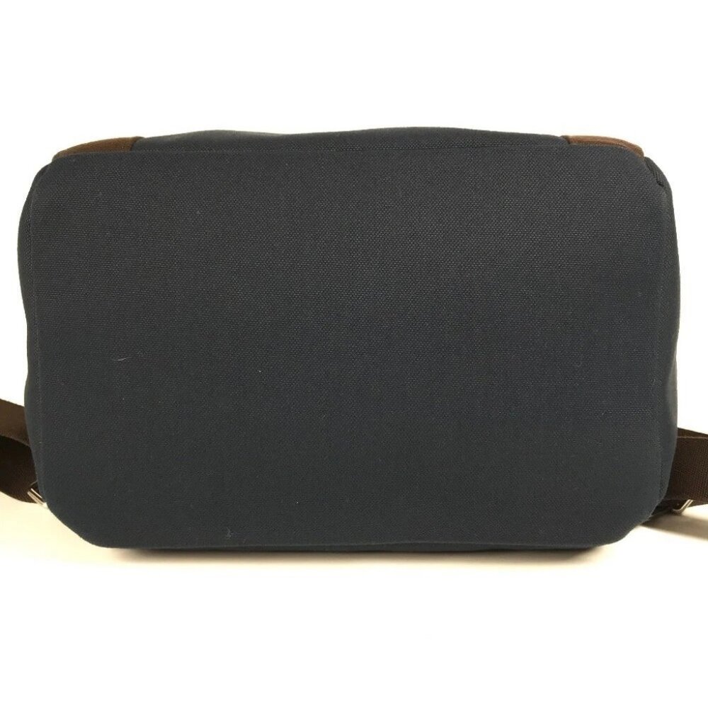 HERMES sacked panther jug room bag backpack Backpack cotton Navy/Brown - Picture 5 of 14